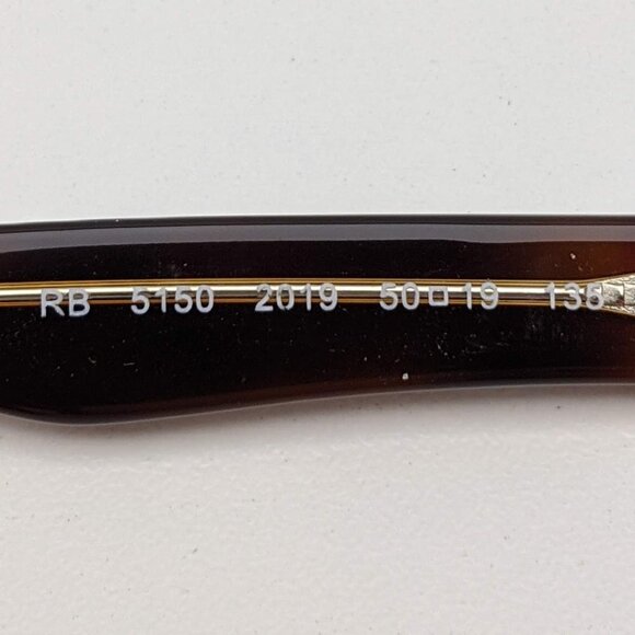 🕶️Ray-Ban RB5150 2019 Eyeglasses 50/19 135 /KAA242🕶️ - Picture 3 of 5